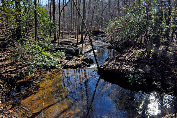 stream at Crowders Mountain